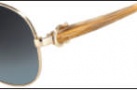 Salvatore Ferragamo SF101S Sunglasses Sunglasses - 717 Shiny Gold