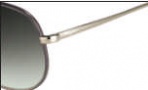 Salvatore Ferragamo SF104SL Sunglasses Sunglasses - 211 Shiny Brown W/ Dark Brown Leather
