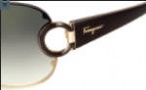 Salvatore Ferragamo SF111S Sunglasses Sunglasses - 717 Shiny Gold 