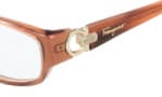 Salvatore Ferragamo SF2601R Eyeglasses Eyeglasses - 210 Crystal Brown