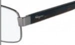 Salvatore Ferragamo SF2110 Eyeglasses  Eyeglasses - 015 Shiny Dark Gunmetal
