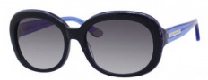 Juicy Couture Juicy 537/S Sunglasses Sunglasses - 01U6 Blue Glitter (Y7 gray gradient lens)