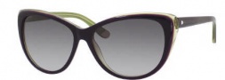 Juicy Couture Juicy 538/S Sunglasses Sunglasses - 0FA3 Eggplant Green (Y7 gray gradient lens)