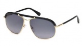 Tom Ford FT0234 Russel Sunglasses Sunglasses - 28B Shiny Rose Gold / Gradient Smoke