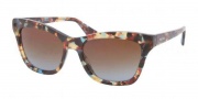 Prada PR 16PS Sunglasses Sunglasses - NAG0A4 Havana Spotted Blue / Brown Gradient