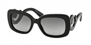 Prada PR 27OS Sunglasses Sunglasses - 1AB3M1 Black / Gray Gradient