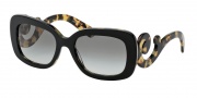 Prada PR 27OS Sunglasses Sunglasses - NAI0A7 Top Black/Medium Havana / Grey Gradient