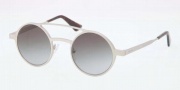 Prada PR 69OS Sunglasses Sunglasses - 1AP3M1 Silver Demi Shiny / Gray Gradient