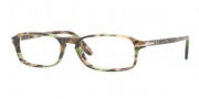 Persol PO 3035V Eyeglasses Eyeglasses - 974 Brown Striped Green / Demo Lens