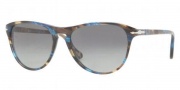 Persol PO 3038S Sunglasses Sunglasses - 973/71  Brown Spotted / Blue Brown Gradient Grey
