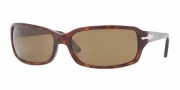 Persol PO 3041S Sunglasses  Sunglasses - 24/57 Havana Crystal / Brown Polarized