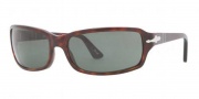Persol PO 3041S Sunglasses  Sunglasses - 24/31 Havana / Crystal Green