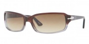Persol PO 3041S Sunglasses  Sunglasses - 908/51 Brown Gradient / Smoke Gradient Brown