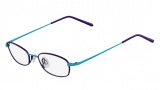 Flexon Kids 120 Eyeglasses Eyeglasses - 513 Purple Teal