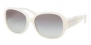 Coach HC8037BF Sunglasses Eyeglasses - 507111 White Marble / Grey Gradient 