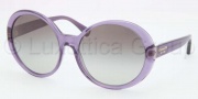 Coach HC8046 Sunglasses Sunglasses - 509711 Transparent Purple 
