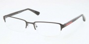 Prada Sport PS 51DV Eyeglasses Eyeglasses - QFH1O1 Brown Demi Shiny