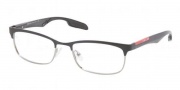 Prada Sport PS 54DV Eyeglasses Eyeglasses - GAQ101 Silver Black