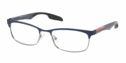 Prada Sport PS 54DV Eyeglasses Eyeglasses - MA0101 Gunmetal Demi Shiny