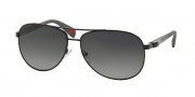 Prada Sport PS 51OS Sunglasses Sunglasses - 7AX5W1 Black / Polarized Grey Gradient