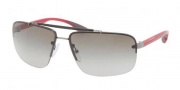 Prada Sport PS 52OS Sunglasses Sunglasses - 5AV3M1 Gunmetal / Gray Gradient