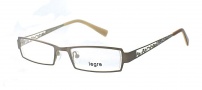 Legre LE5017 Eyeglasses Eyeglasses - 1103 Matte Brown / Yellow Back 