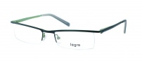 Legre LE5000 Eyeglasses Eyeglasses - 1050 Matte Black / Green Back 