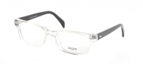 Legre LE208 Eyeglasses Eyeglasses - 686 Crystal Clear / Black Temples