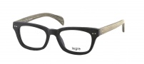 Legre LE150 Eyeglasses Eyeglasses - 527 Black Wood / Grey Green Temples 