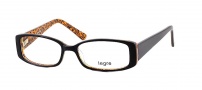 Legre LE143 Eyeglasses  Eyeglasses - 437 Dark Brown / Animal Print