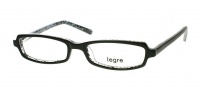 Legre LE135 Eyeglasses Eyeglasses - 435 Black / Silver 3D Pattern