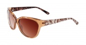 Bebe BB 7079 Sunglasses Sunglasses - Topaz Crystal / Brown Gradient Lenses