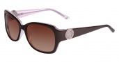 Bebe BB7076 Sunglasses Sunglasses - Brown Rose / Brown Gradient Lenses