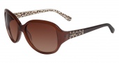Bebe BB7074 Sunglasses Sunglasses - Topaz Crystal / Brown Gradient Lenses