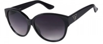Guess GU 7221 Sunglasses Sunglasses - BLK-35: Black Brown