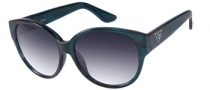 Guess GU 7221 Sunglasses Sunglasses - TL-35: Teal Crystal