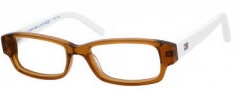 Tommy Hilfiger 1145 Eyeglasses Eyeglasses - 0H9E Transparent Light Brown / White