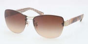 Coach HC7013B Sunglasses Sunglasses - 908013 Gold Spotty Tortoise / Brown Gradient