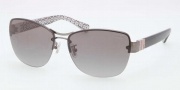 Coach HC7013B Sunglasses Sunglasses - 908111 Dark Silver / Black Grey Gradient