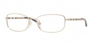 Burberry BE1221 Eyeglasses Eyeglasses - 1145 Burberry Gold / Demo Lens
