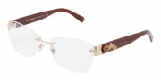 Dolce & Gabbana DG1241 Eyeglasses Eyeglasses - 1207 Pale Gold / Demo Lens