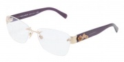 Dolce & Gabbana DG1241 Eyeglasses Eyeglasses - 1208 Pale Gold / Demo Lens