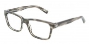 Dolce & Gabbana DG3130 Eyeglasses Eyeglasses - 2596 Striped Gray / Demo Lens