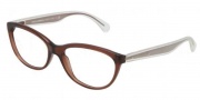 Dolce & Gabbana DG3141 Eyeglasses Eyeglasses - 2542 Transparent Brown / Demo Lens