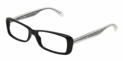 Dolce & Gabbana DG3142 Eyeglasses Eyeglasses - 501 Black / Demo Lens