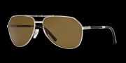 Dolce & Gabbana DG2106K Sunglasses Sunglasses - 102857 Silver Plated Gold / Crystal Brown Polarized