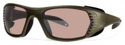 Liberty Sport Free Spirit Sunglasses Sunglasses - Army Green Frame w/ Shiny Black Eyecups #550