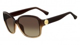 Michael Kors M2842S Sophia Sunglasses Sunglasses - 204 Brown / Peach Gradient