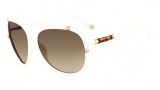 Michael Kors M2836S Sunglasses Sunglasses - 105 White