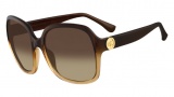 Michael Kors M2841S Ellie Sunglasses Sunglasses - 204 Brown / Peach Gradient